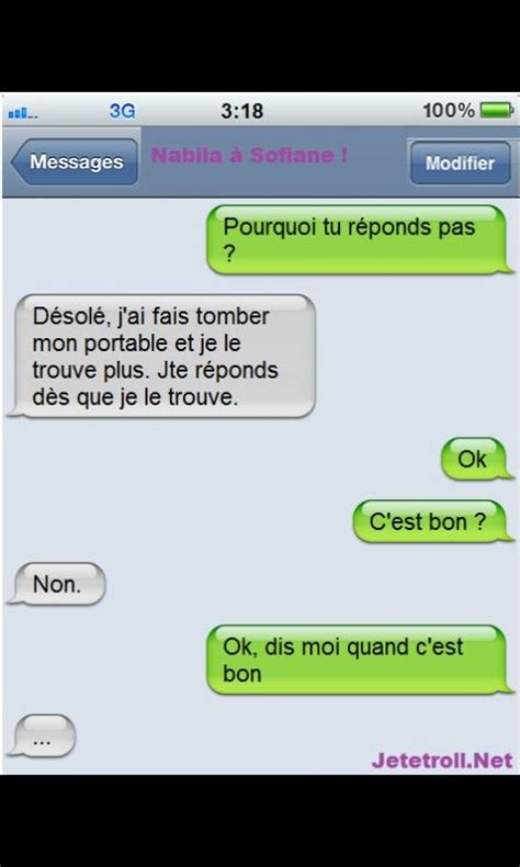 Blague Message Drole