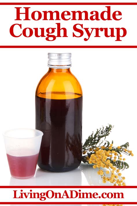 Homemade Cough Syrup Recipe Homemade Cough Remedy Living On A Dime