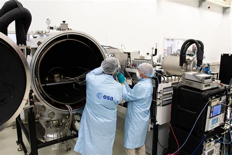 ESA - Opening thermal vacuum chamber