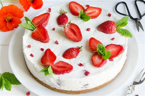 Cheesecake La Fraise Sans Cuisson