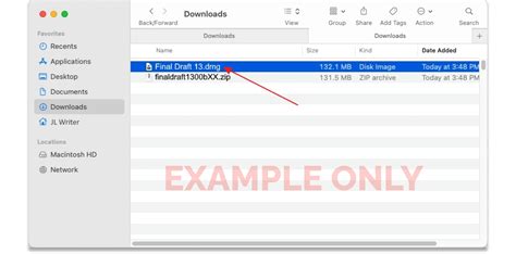 install final draft  macintosh