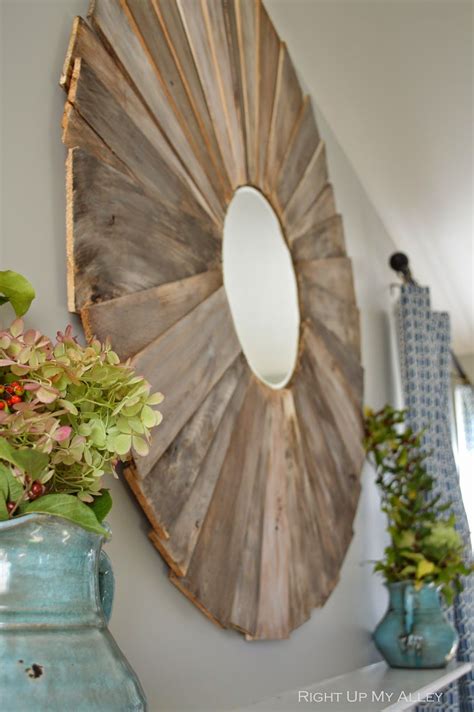 Right Up My Alley DIY Large Statement Mirror Diy Round Mirror Wood