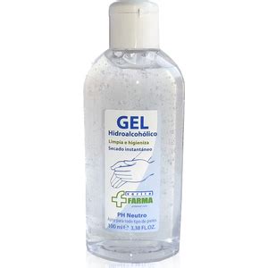 Gel hidroalcohólico antiséptico limpieza manos Bacterias y Virus