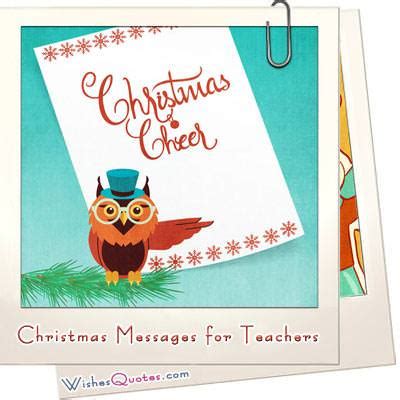 Christmas Messages For Teachers By WishesQuotes