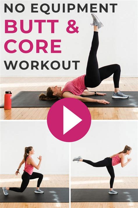 10 Minute Abs And Butt Workout Video Nourish Move Love