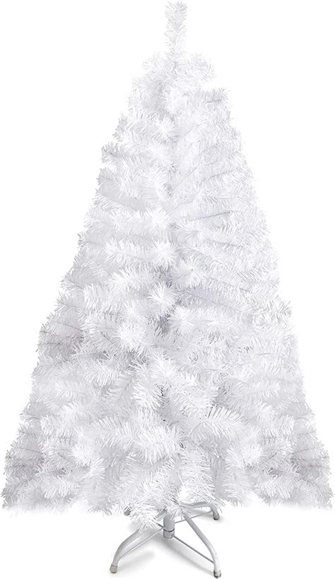 Amazon.com: PREXTEX White Christmas Tree - Full-Bodied 4 ft Christmas ...