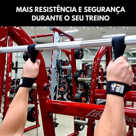 Strap Treino Pesado Muscula O Cross Algod O Bulldozer Em Promo O