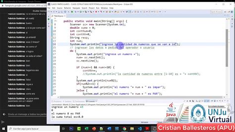 Uso De La Estructura Do While En Java Clase Online Parte Youtube