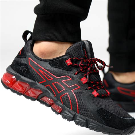 Asics Baskets Gel Quantum 180 1201a147 Black Classic Red