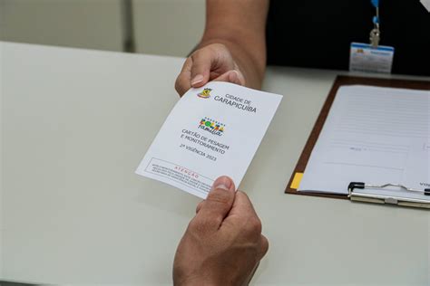 Prefeitura De Carapicuíba Inicia Período De Retirada Do Cartão Pesagem