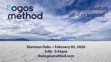 The Logos Method In Sherman Oaks On February 2 2020 Youtube