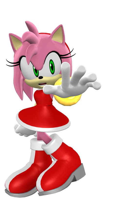 Amy Rose Angry 3d Model By Gonzalo123000 On Deviantart