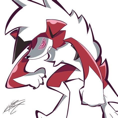 Lycanroc Midnight form!!!1! by SaintTwist on Newgrounds