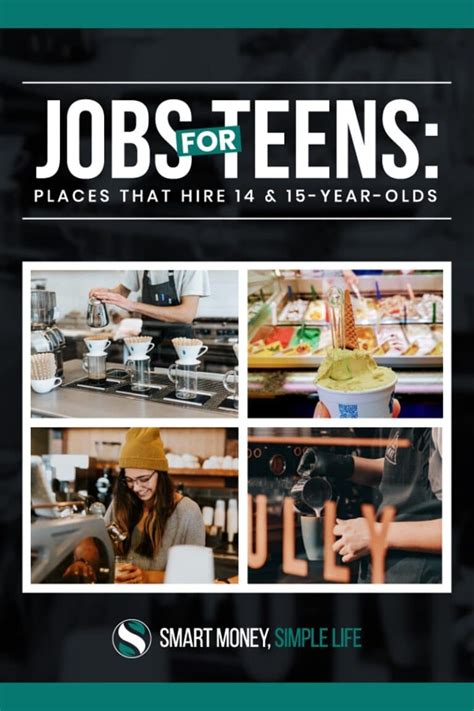 Jobs for Teens: Places that Hire 14 & 15-Year-Olds - Smart Money ...