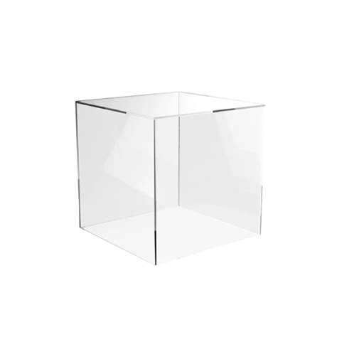 Clear Cube Riser Plastic Box Cube Transparent Acrylic Cube Buy Clear