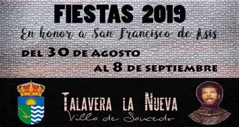 Programaci N Fiestas Patronales En Talavera La Nueva