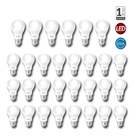 Kit 30 Lampada Pera Led Branco Frio 12w Bivolt Casa Comercio Avant