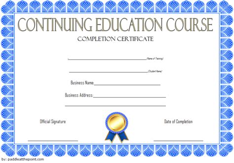 Ceu Certificate Template Great Education Designs Fresh