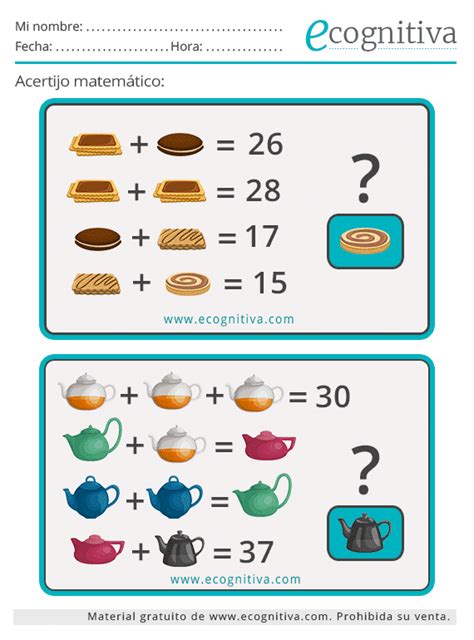 Enigmas Matematico - Acertijos Matemáticos. Resuelve Enigmas con Cálculo. PDF GRATIS