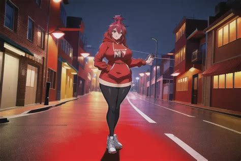 Dopamine Girl Ultrawide Shot Year Old An Anime Girl Thicc