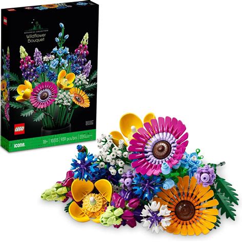 Amazon Lego Botanicals Artificial Wildflower Bouquet Fake Indoor