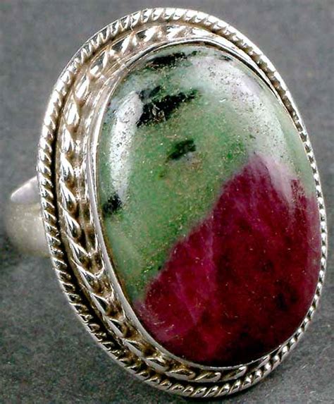 Ruby Zoisite Ring