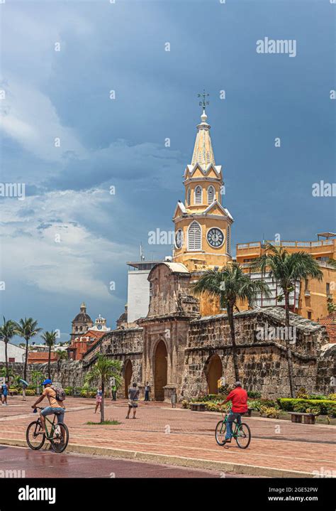 Torre Del Reloj Cartagena De Indias Colombia Stock Photo Alamy