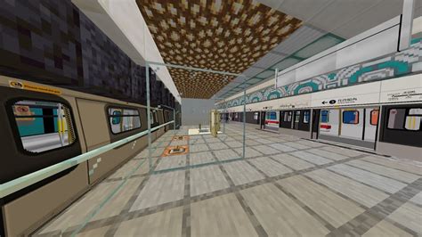 Minecraft Mtr Ffv Java Modded Edition East Rail Line Central South Lok Ma Chau Youtube