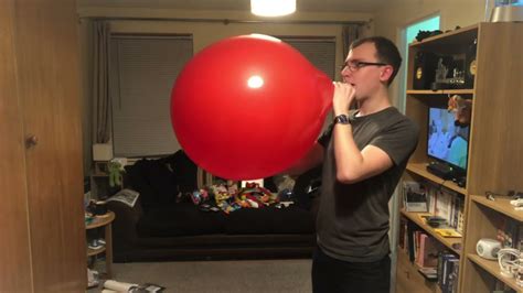 Unique 24 Inch Red Balloon Blow To Pop Btp B2p Youtube