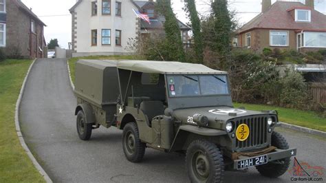 1942 Willys Ford Gpw Ww2 Jeep And Trailer