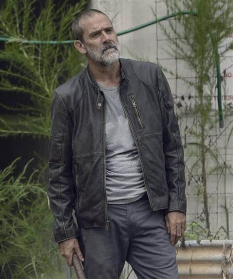 The Walking Dead S9 Negan Smith Black Leather Jacket