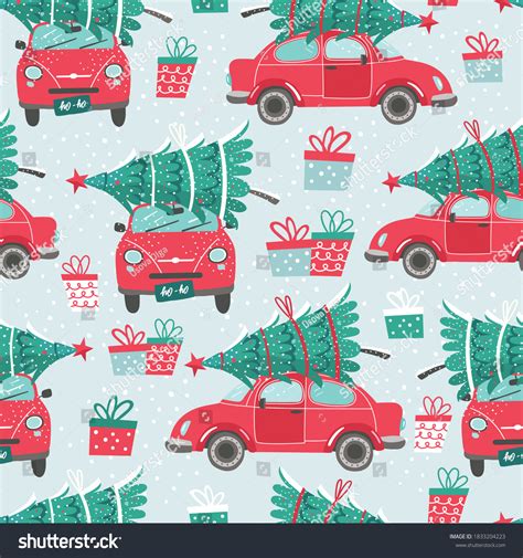 1325 Christmas Truck Pattern Images Stock Photos And Vectors Shutterstock