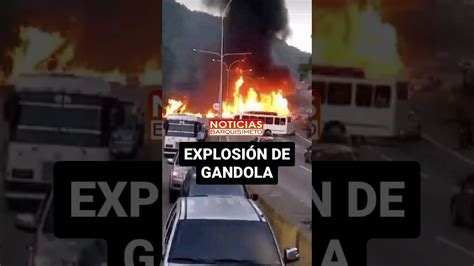 Explosión de gandola en la autopista Petare Guarenas deja más de