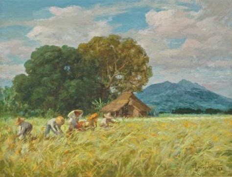 Rice Field Painting