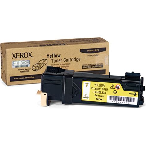 Xerox Yellow Toner Cartridge For Phaser 6125 106R01333 B H