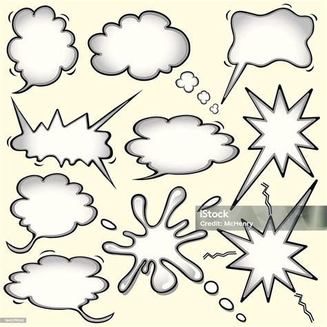 Comic Book Thought Bubble Clip Art Stock Illustration - Download Image ...