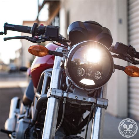 Led Headlight For Ducati Monster Motodemic