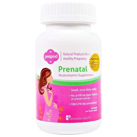 Витамины для беременных, Prenatal Mutlivitamin, Fairhaven Health, 60 ...