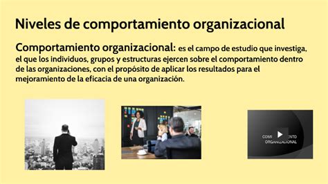 Niveles De Comportamiento Organizacional By Lettys Rguez On Prezi