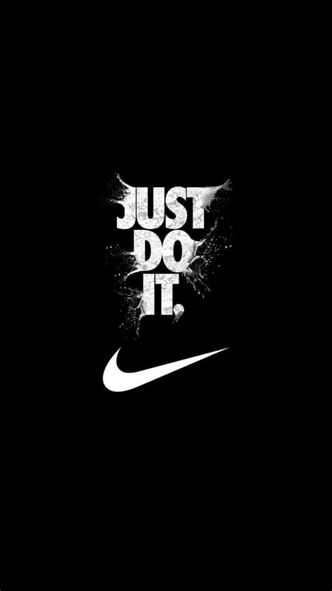 The Nike Logo With Just Do It Written On It