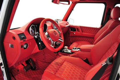 Brabus G Wagon With Vibrant Red Leather Interior