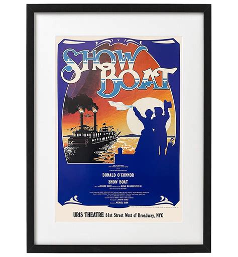 Show Boat Broadway Production Poster Art Print Vintage - Etsy