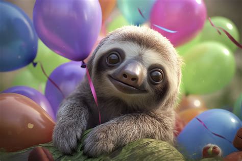 Sloth Birthday Stock Photos Images And Backgrounds For Free Download