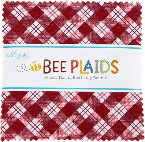 Bee Plaids 5 Stacker By Lori Holt Of Bee In My Bonnet For Riley Blake 42 Pcs Ebay