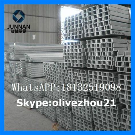 SS400B Hot Rolled Steel U Channel Junnan China Trading Company Bars Rods Angles And