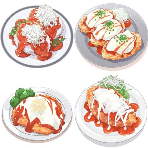 Pollo Con Parmesán Vector Premium Generado Con Ia