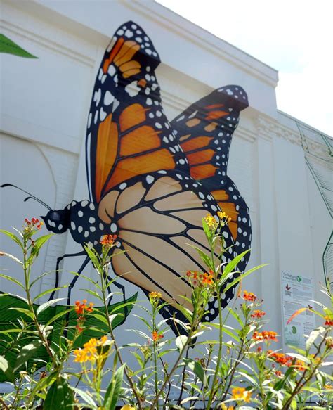 Monarch Murals By Ink Dwell Studio Butterfly Lady Garden Mural