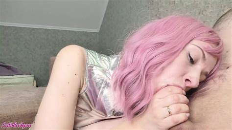 Pink Haired Girlfriend Gives Sensual Blowjob Cum Swallow Big Cock Big Cock Porn XHamster