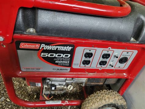 Coleman Powermate 6350w Peak 5000w Running For Sale In Central Park WA