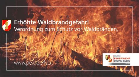 Akute Waldbrandgefahr Verordnung Der Bh Perg Zum Schutz Vor